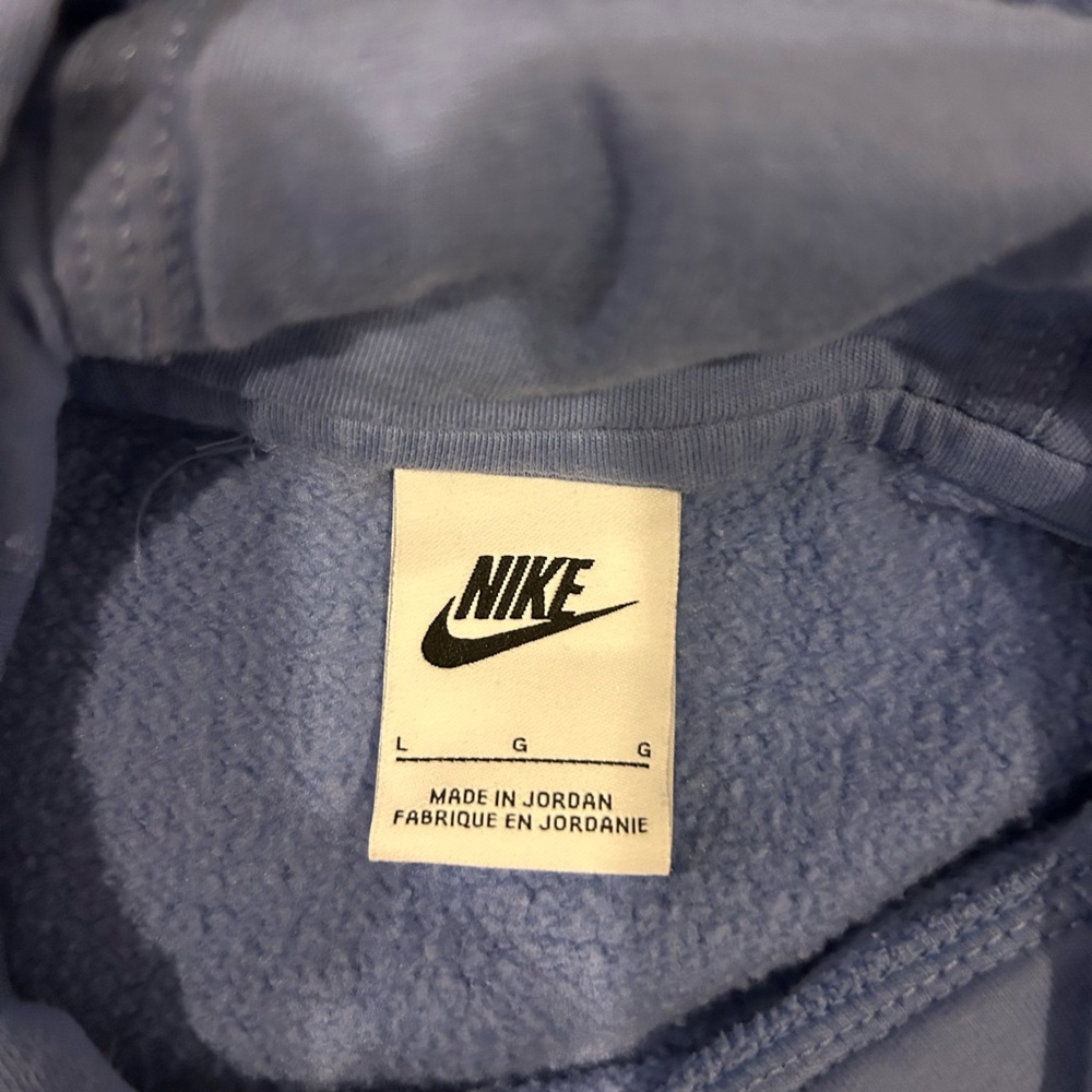 Nike Girls’ Periwinkle Pullover Hoodie Size L - Picture 3 of 3